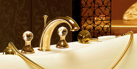 Webert Karenina Смеситель на борт ванны, цвет: золото KA730101010