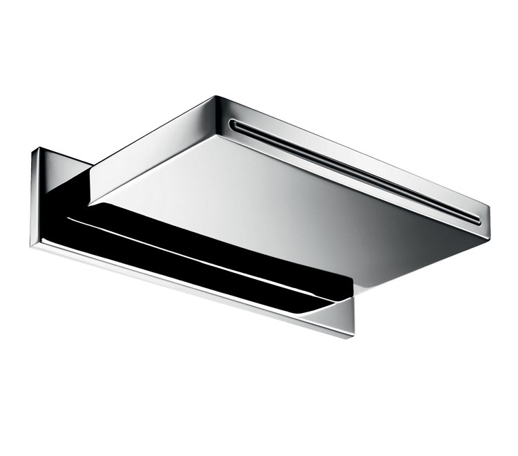 Almar Waterfall Излив настенный для ванны 14 см, цвет: mirror stainless steel E044086.MS