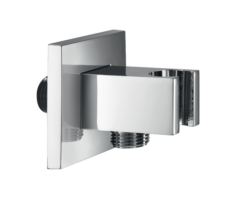 Almar Square Шланговое подключение для лейки с держателем, цвет: chrome E095010.CR