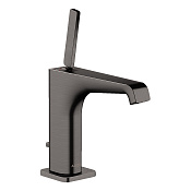 Axor Citterio E Смеситель для раковины на 1 отверстие с донным клап., цвет: шлифованный черный хром 36100340