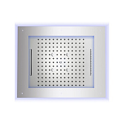 Bossini Frame Верхний душ 60х50 см, встраиваемый в потолок, 4 режима, хромотерапия, цвет: chrome HI0928.030