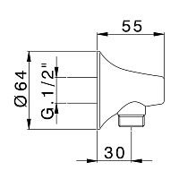 Cisal Vita Шланговое подключение, цвет: night black VI01700040