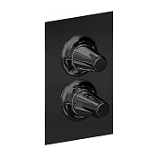 Cisal Vita Смеситель для душа встраиваемый на 3 потребителя, цвет: night black VI0BM03040