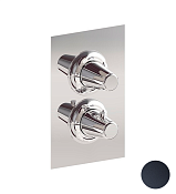 Cisal Vita Смеситель термостатический для душа встраиваемый на 3 потребителя, цвет: night black VI0BT03040