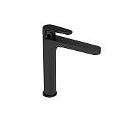 Cisal Alma Смеситель для раковины, без донного клапана, длина излива 17 см, цвет: night black A300354040