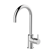 Cisal Less New Смеситель для раковины, без донного клапана, длина излива 17,2 см, цвет: chrome LN00053521