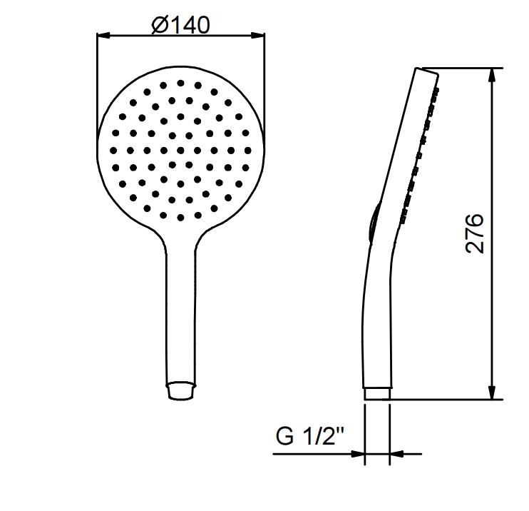 Fantini Lame Ручная лейка, цвет: хром 90 02 8929