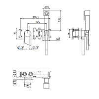 Gattoni Soffio Гигиенический душ, цвет: хром 8111/81C0cr
