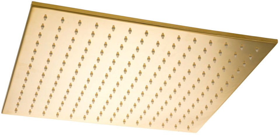 Migliore Palermo Верхний душ, 40х40хh5 см, цвет: золото 29683