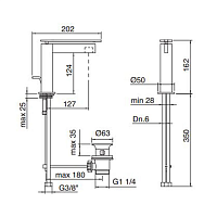 Treemme Time Смеситель для раковины, цвет: хром 5110CC