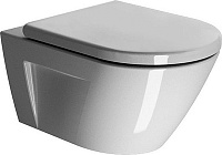 GSI Norm Крышка-сиденье для унитаза с микролифтом, цвет: белый глянцевый MS86CN11