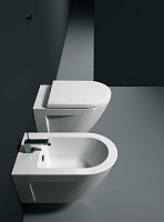 GSI Norm Крышка-сиденье для унитаза с микролифтом, цвет: белый глянцевый MS86CN11