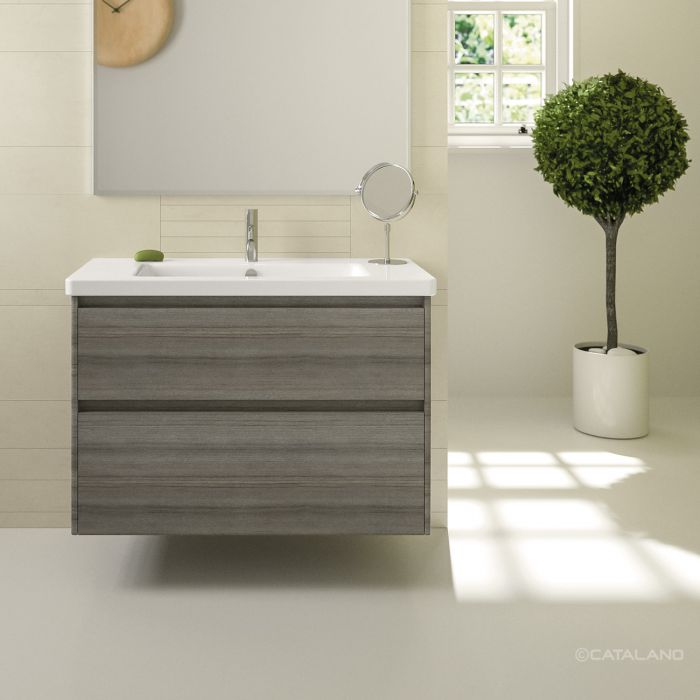 Catalano Comfort Раковина подвесная 100x48x18h см, 1 отв, с переливом, Cataglaze, цвет: белый глянц. 1100LI00