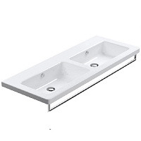 Catalano Comfort Раковина подвесная 125x48x18h см, с переливом, покр. Cataglaze, цвет: белый глянц. 1125LI00