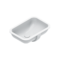 Catalano Italy Раковина встраиваемая снизу 50x35 см, с переливом, покр Cataglaze, цвет: белый глянц. 0727500001