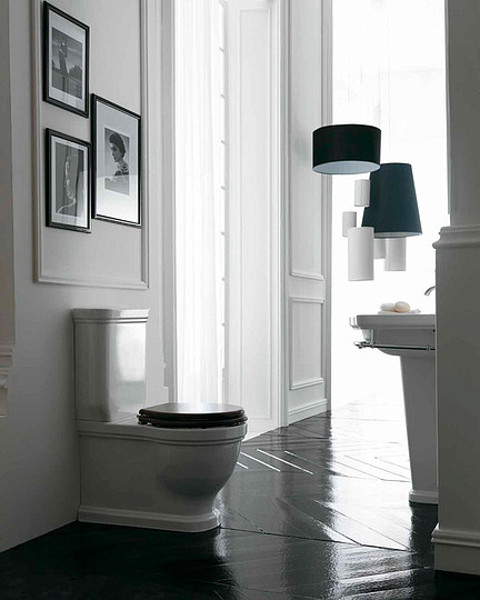 Galassia Ethos Бачок для унитаза с механизмом смыва, цвет: белый глянцевый/хром 8490