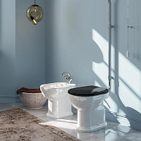 Catalano Canova Royal Унитаз напольный 36x53 см, покрытие Cataglaze, цвет: белый глянцевый 1VPCR00