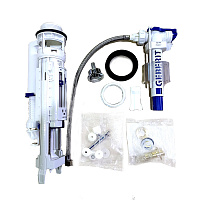 Catalano Механизм слива для унитаза, двойной слив, цвет: хром 0555510000