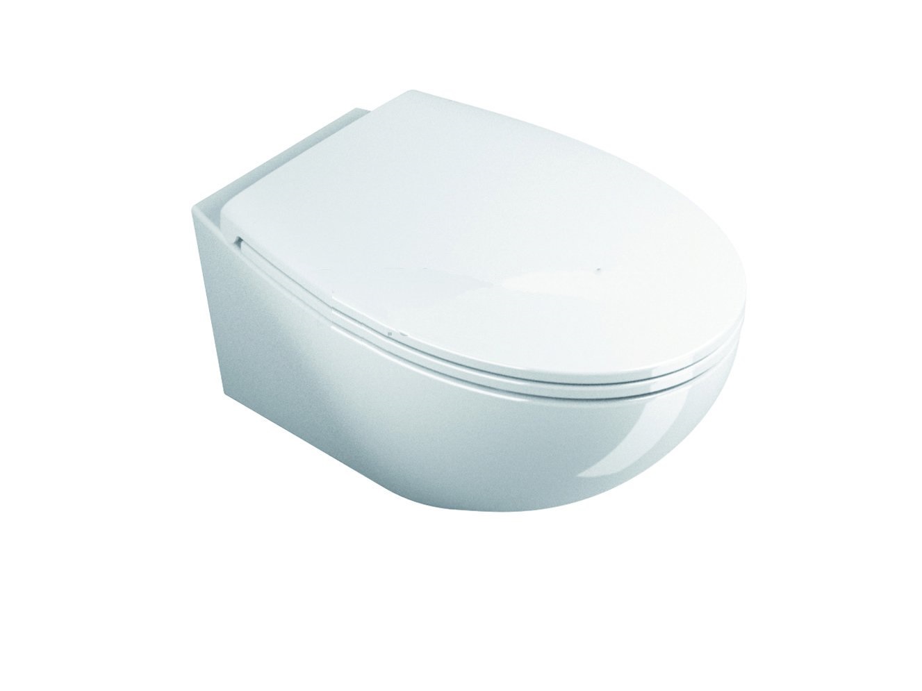 Catalano Velis Крышка-сиденье для унитаза с микролифтом, цвет: белый глянцевый 5V57STF000