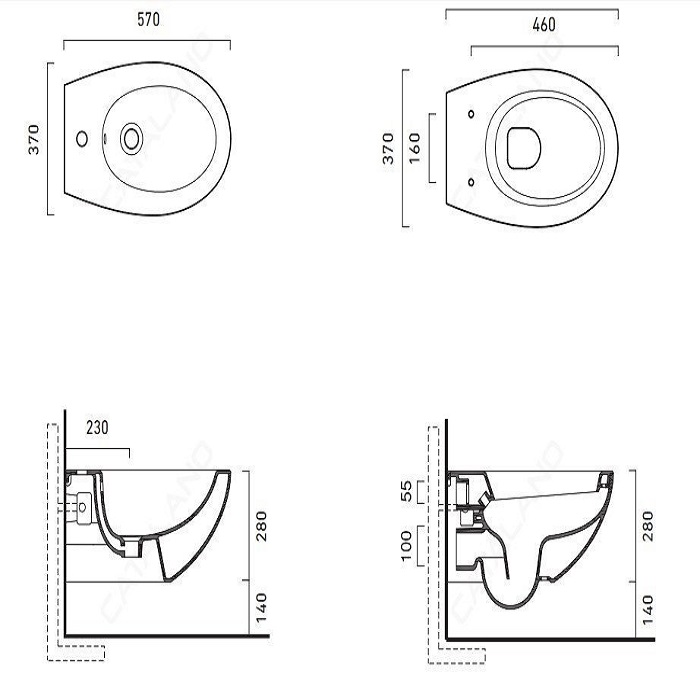 Catalano Velis Крышка-сиденье для унитаза с микролифтом, цвет: белый глянцевый 5V57STF000