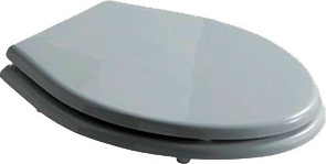 Galassia Ethos Крышка-сиденье для унитаза, с микролифтом, цвет: белый глянцевый, фурнитура бронза 8482BR