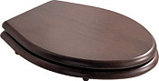 Galassia Ethos Крышка-сиденье для унитаза, без микролифта, цвет: орех, фурнитура хром 8495NO