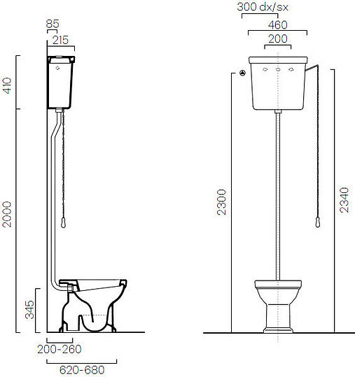 GSI Classic Чаша унитаза, цвет: белый глянцевый 871111
