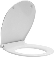 GSI Classic Крышка-сиденье для унитаза с микролифтом, крепление хром, цвет: белый глянцевый MSC87CN11