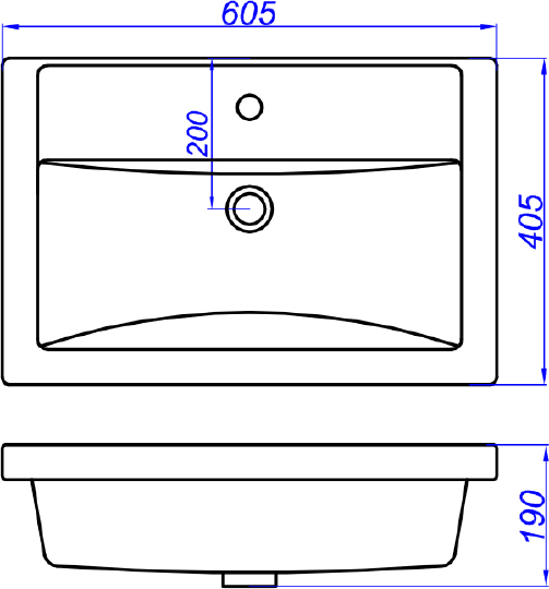 Мебельная раковина Aqwella Foster 60 4640021060773
