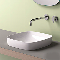 Catalano Italy Раковина встраиваемая сверху 40x40 см, без перелива, Cataglaze, цвет: белый глянцевый 140AGRLX00