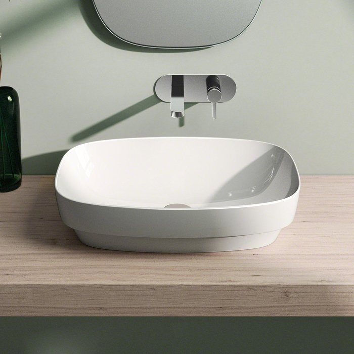 Catalano Alvea Раковина встраиваемая сверху 60x38 см, без перелива, Cataglaze, цвет: белый глянцевый 0624600001