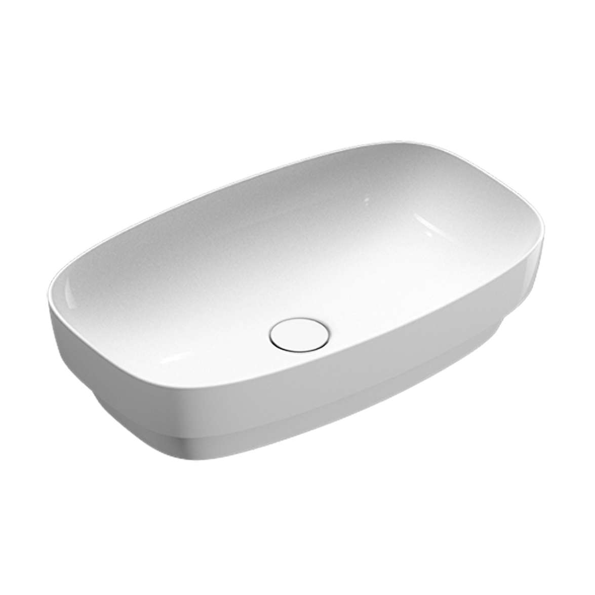 Catalano Alvea Раковина встраиваемая сверху 60x38 см, без перелива, Cataglaze, цвет: белый глянцевый 0624600001