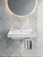 Catalano Comfort Раковина подвесная 75x50x17h см, с переливом, покр. Cataglaze, цвет: белый глянц. 0120750001