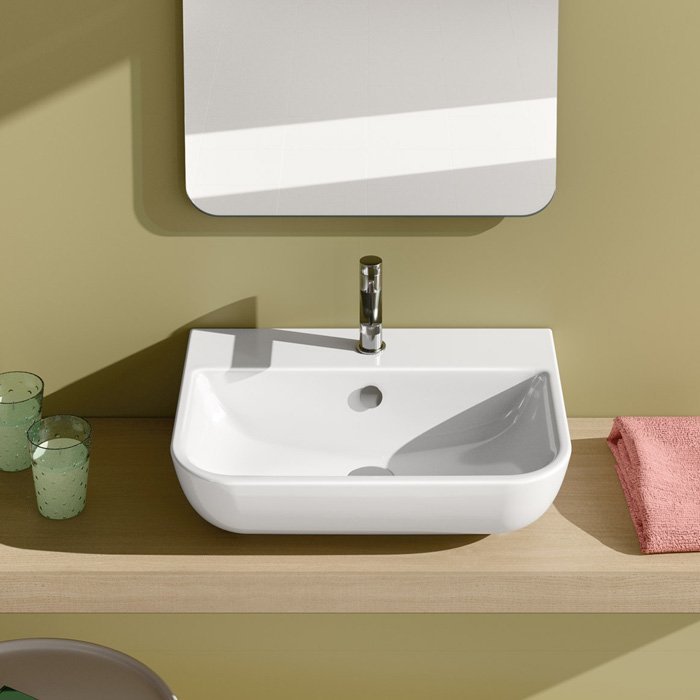 Catalano Comfort Раковина подвесная 60x45x18h см, 1 отв., с переливом, Cataglaze, цвет: белый глянц. 0720601001