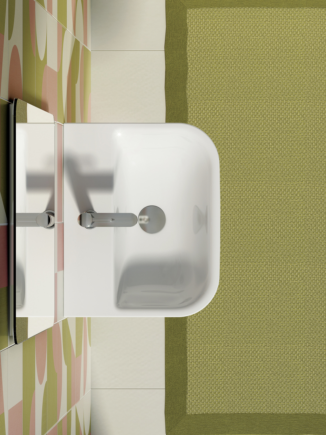 Catalano Comfort Раковина подвесная 60x45x18h см, 1 отв., с переливом, Cataglaze, цвет: белый глянц. 0720601001