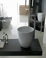 Galassia Ergo Раковина чаша d40 см, без перелива, цвет: белый матовый 7104