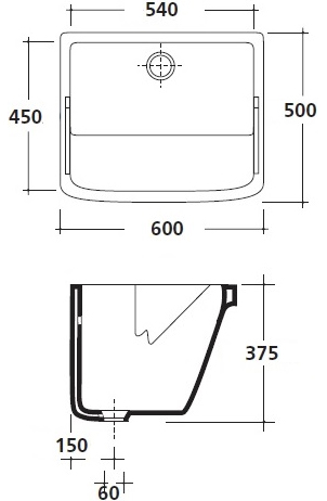 Galassia Iside Раковина встраиваемая сверху 75х52 см, с переливом, цвет: белый глянцевый 2001