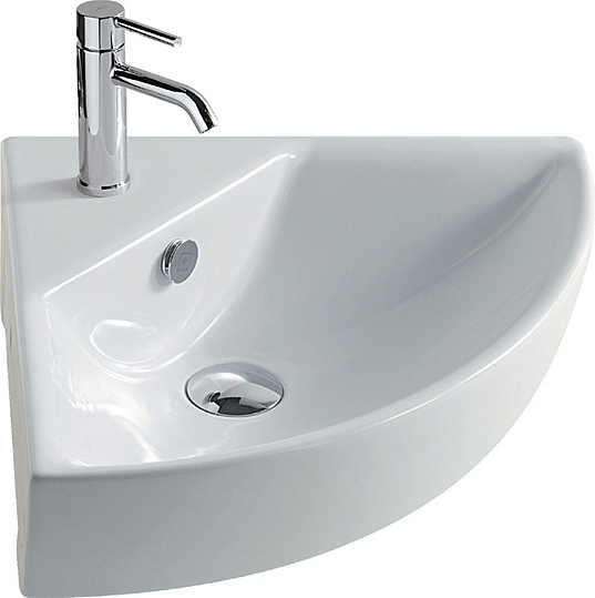 Galassia M2 Раковина подвесная 62х45 см, с переливом, цвет: белый глянцевый 5202