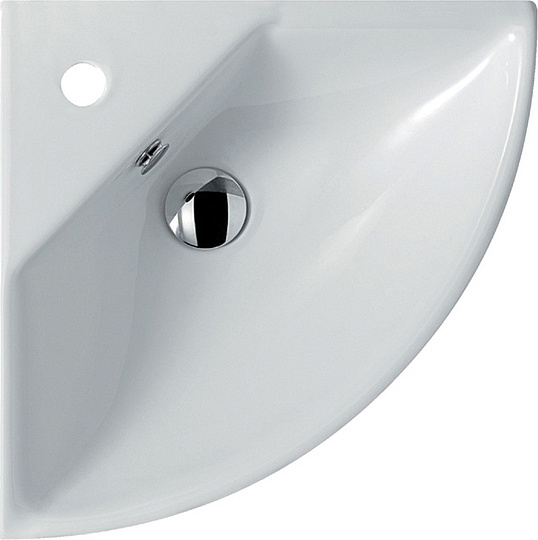 Galassia M2 Раковина подвесная 62х45 см, с переливом, цвет: белый глянцевый 5202