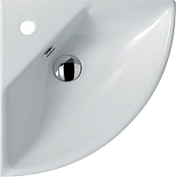 Galassia M2 Раковина подвесная 62х45 см, с переливом, цвет: белый глянцевый 5202