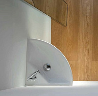 Galassia M2 Раковина подвесная 62х45 см, с переливом, цвет: белый глянцевый 5202