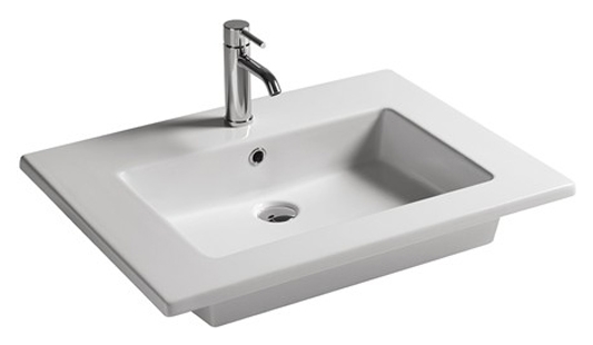 Galassia Dream Раковина накладная 71х46 см, с переливом, цвет: белый глянцевый 7222