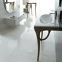 Galassia Ergo Раковина встраиваемая сверху 105х45 см, с перелива, цвет: белый глянцевый 7103