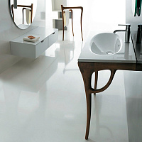 Galassia Ergo Раковина встраиваемая сверху 85х45 см, с перелива, цвет: белый глянцевый 7102