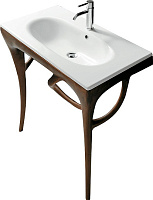 Galassia Ergo Раковина встраиваемая сверху 85х45 см, с перелива, цвет: белый глянцевый 7102