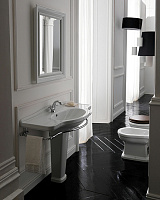 Galassia Ethos Раковина подвесная 110х54 см, с переливом и 1 отв. под смеситель, цвет: белый глянец 8435M