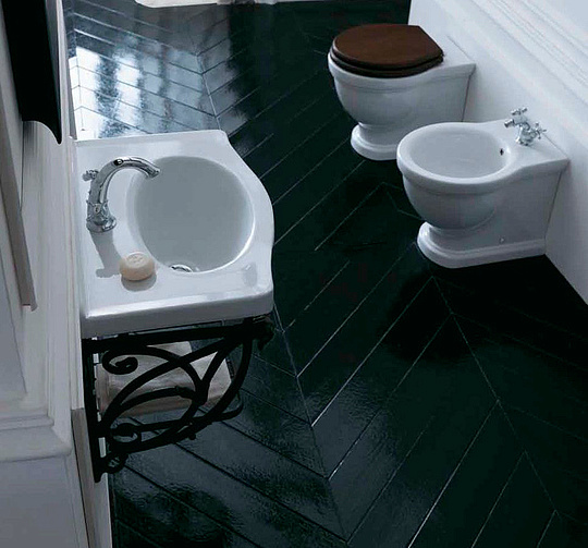 Galassia Ethos Раковина подвесная 55х44 см, с переливом и 1 отвер. под смеситель, цвет: белый глянец 8431M