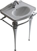 Galassia Ethos Раковина подвесная 55х44 см, с переливом и 1 отвер. под смеситель, цвет: белый глянец 8431M