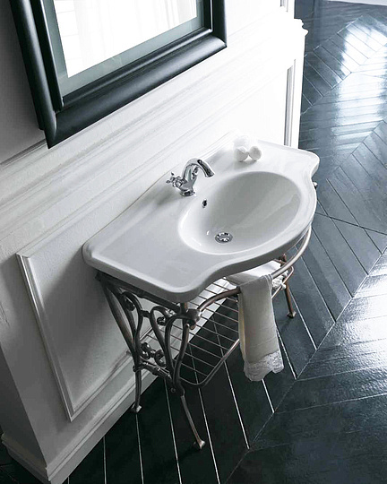 Galassia Ethos Раковина подвесная 95х44 см, с переливом и 3 отв. под смеситель, цвет: белый глянец 8434