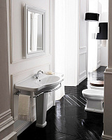 Galassia Ethos Раковина подвесная 95х44 см, с переливом и 3 отв. под смеситель, цвет: белый глянец 8434